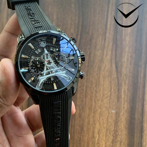 Tag Heuer Carerra Caliber 1887 Eiffel Tower black Dial men's
