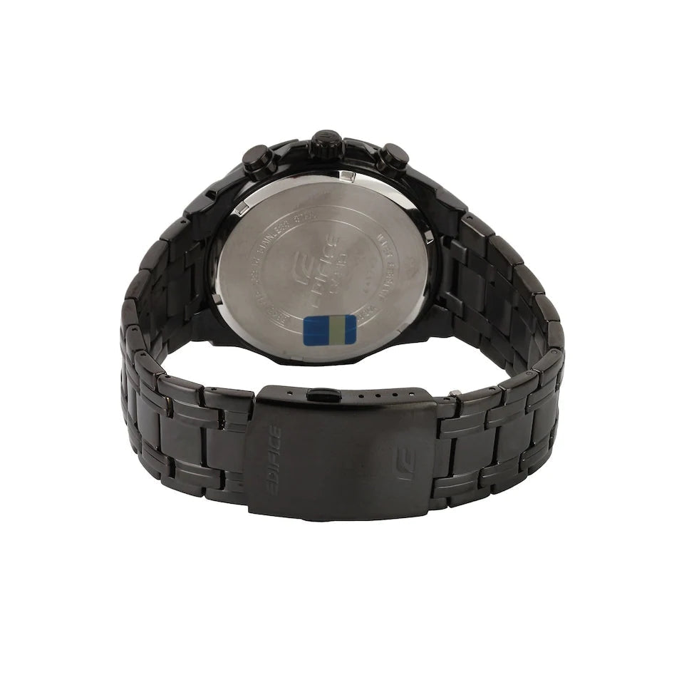Edific Black dial stainless men's analog watch