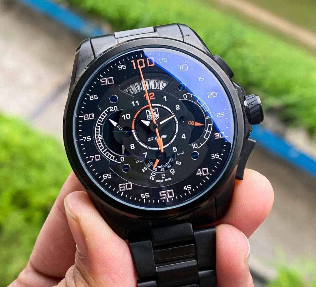 Tag Heuer Mercedes SLS 100 Black dial watch for men