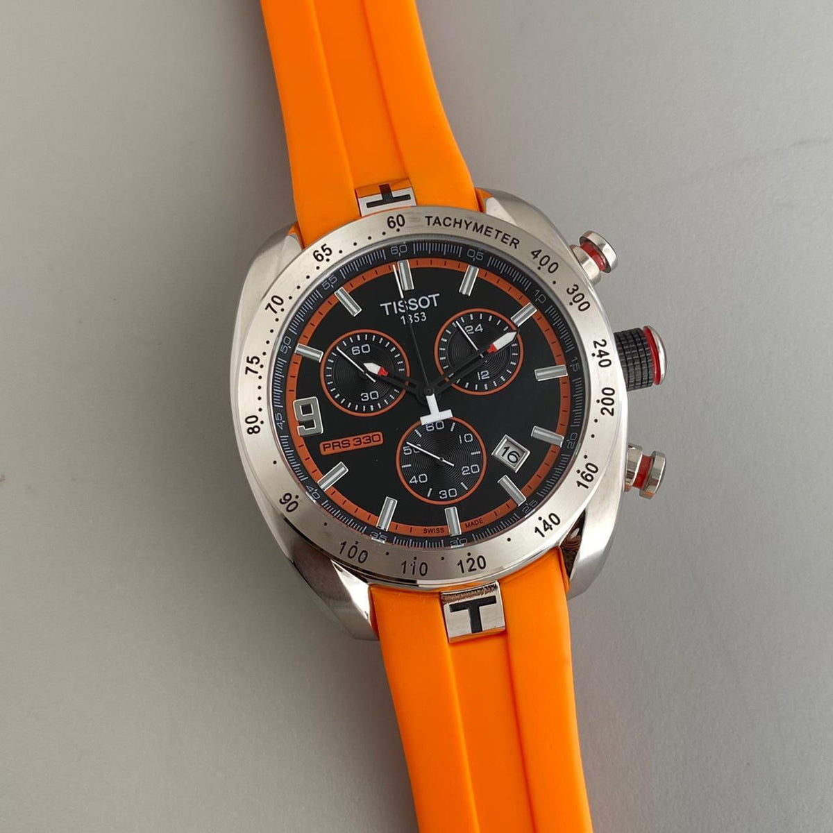 π Tissot Traditional Premium Orange Fiber strap upgraded model now