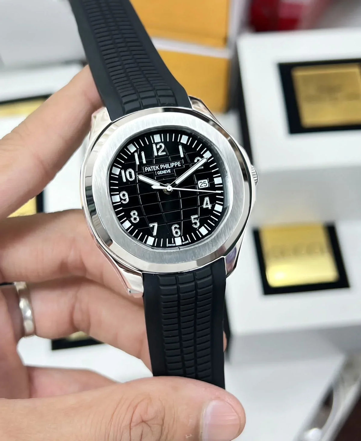 Imported Patek Philippe Nautilus Silicone Strap Watch