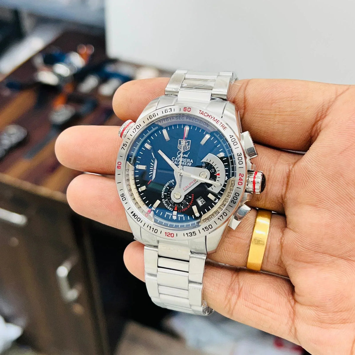 Imported Tag Heuer Watch Carrera Calibre 36 Watch For Men