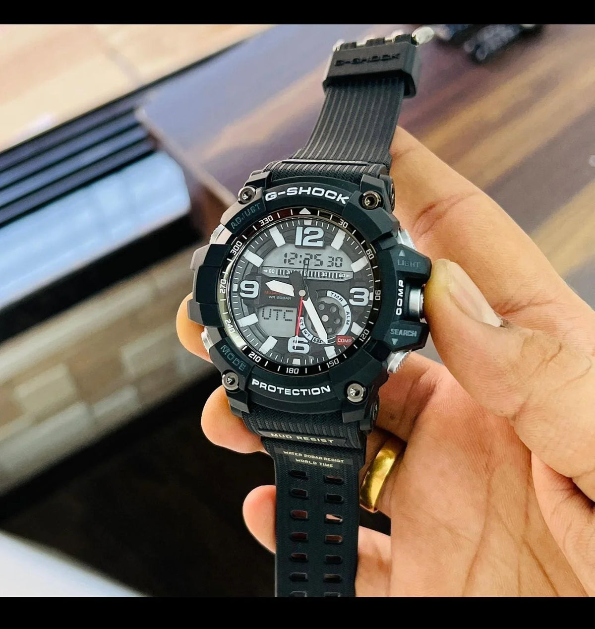 Imported G-Shock Mudmaster Black Watch For Men