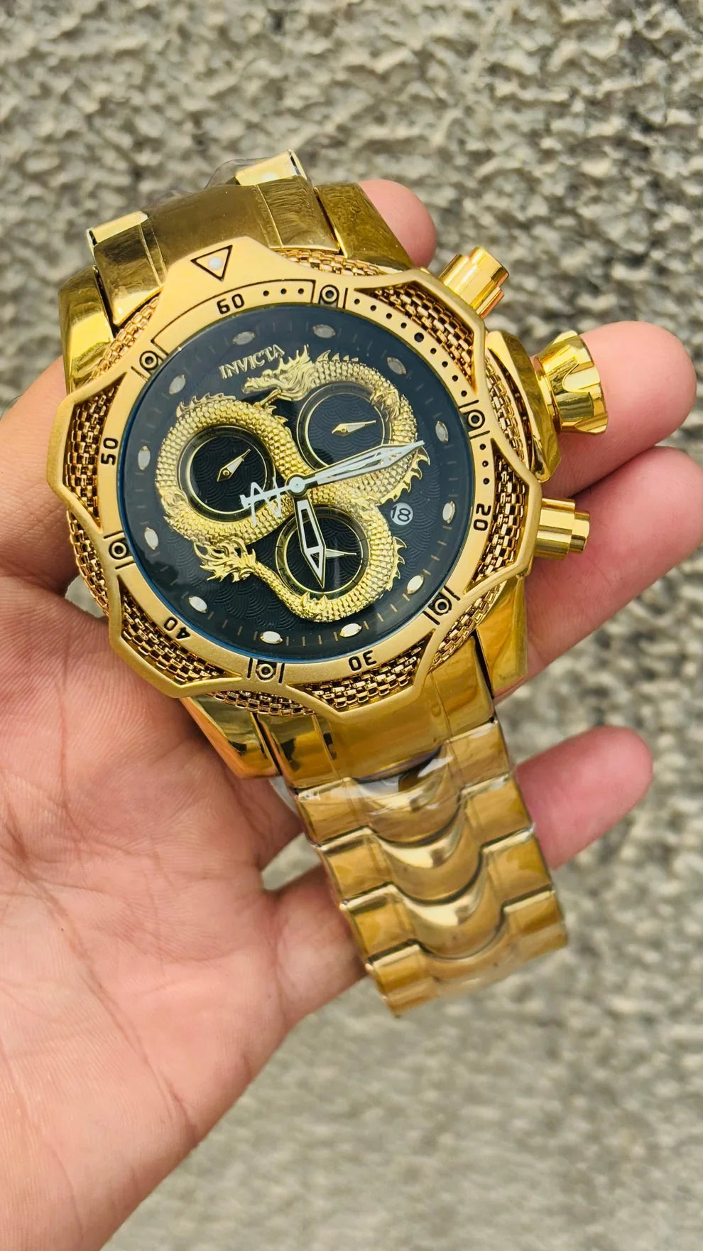 Invicta Premium Watch For Men In White Dial