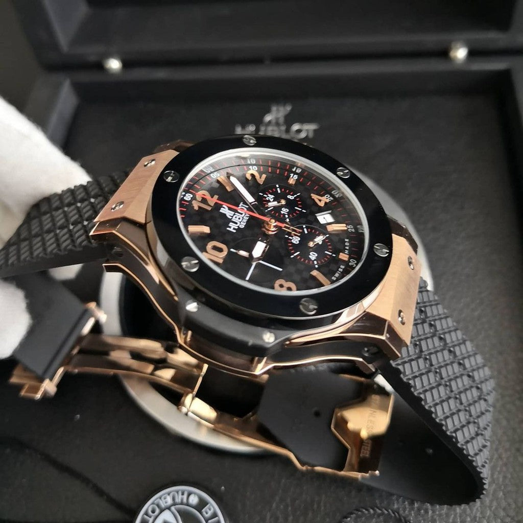 Hublot big bang chronograph Copper dial men's analog watch