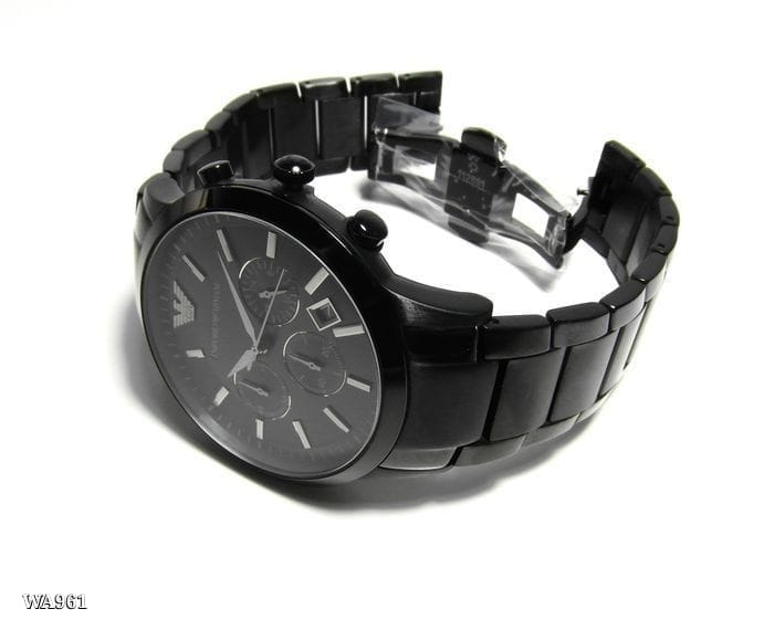Emporio Armani Black dial men's analog watch