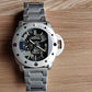 Luminor Submersible [Panerai Carbotech] Lr-111 Multi Color Dial Stainless Steel Chain For Men’s watch