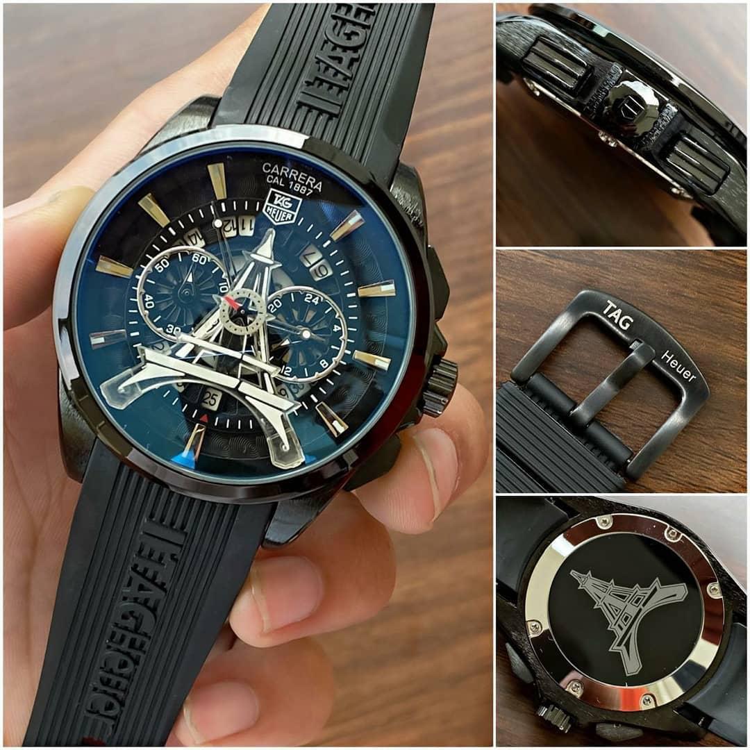 Tag Heuer Carerra Caliber 1887 Eiffel Tower black Dial men's
