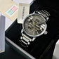 Emporio Armani Grey dial stainless steel automatic watch