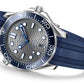 Omega Seamaster Diver 300M Co‑Axial Master Blue strap men's watch