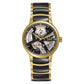 Rado Versatile Automatic Open heart Gold Blac chain men's watch