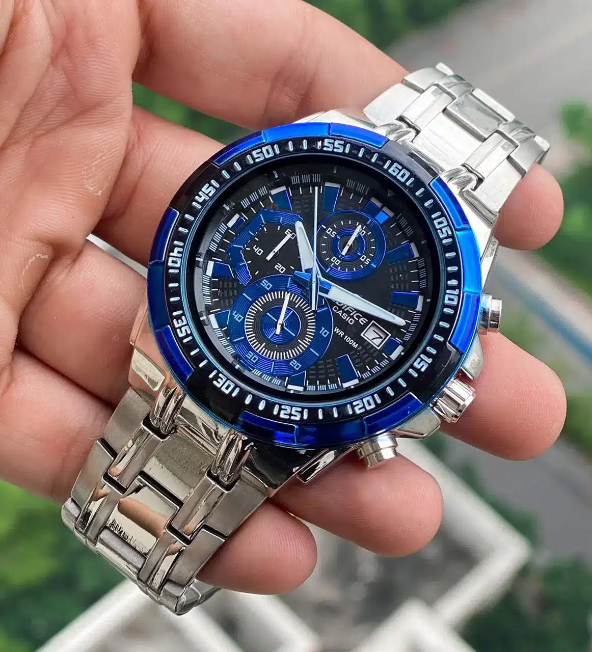 Imported Men’s Edifice Stainless Steel Chronograph Men’s Watch