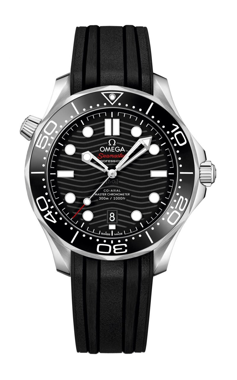 Omega Seamaster Diver 300M Co‑Axial Master Black strap men's watch