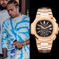 Patek Philippe nautilus copper stainless steel men's automatic watch
