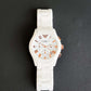 Emporio Armani White Ceramic men's watch