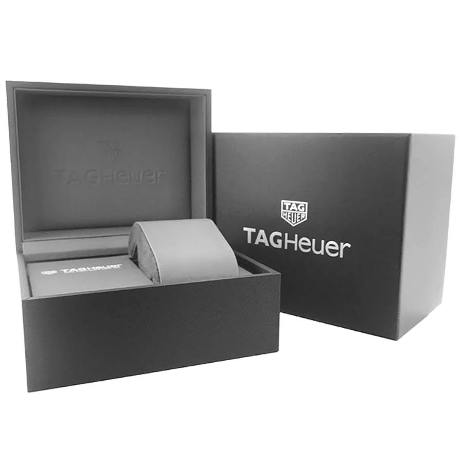 TAG HEUER CARRERA WHITE DIAL STAINLESS MEN'S WATCH