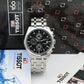 Tissot white dial stainless steel men's watch