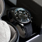 Tag heuer Carrera CR7 Black dial and leather belt men's watch
