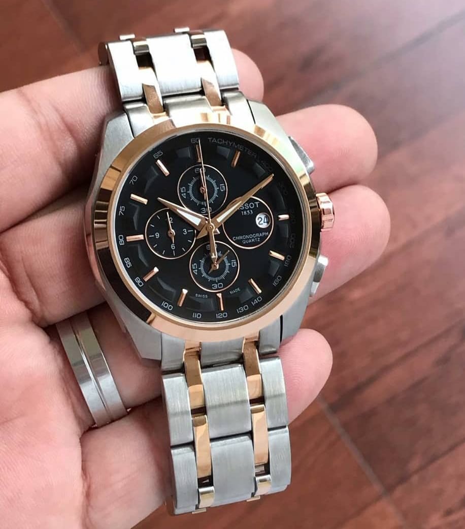 Imported Men’s Tissot Gold Chronograph Stainless Steel Watch
