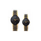 Rado centrix couple watch gold black chain