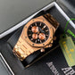 Audemars Piguet Black Dial gold chain men's watch