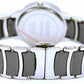 Rado ceramic silver chain black dial men's analog watch