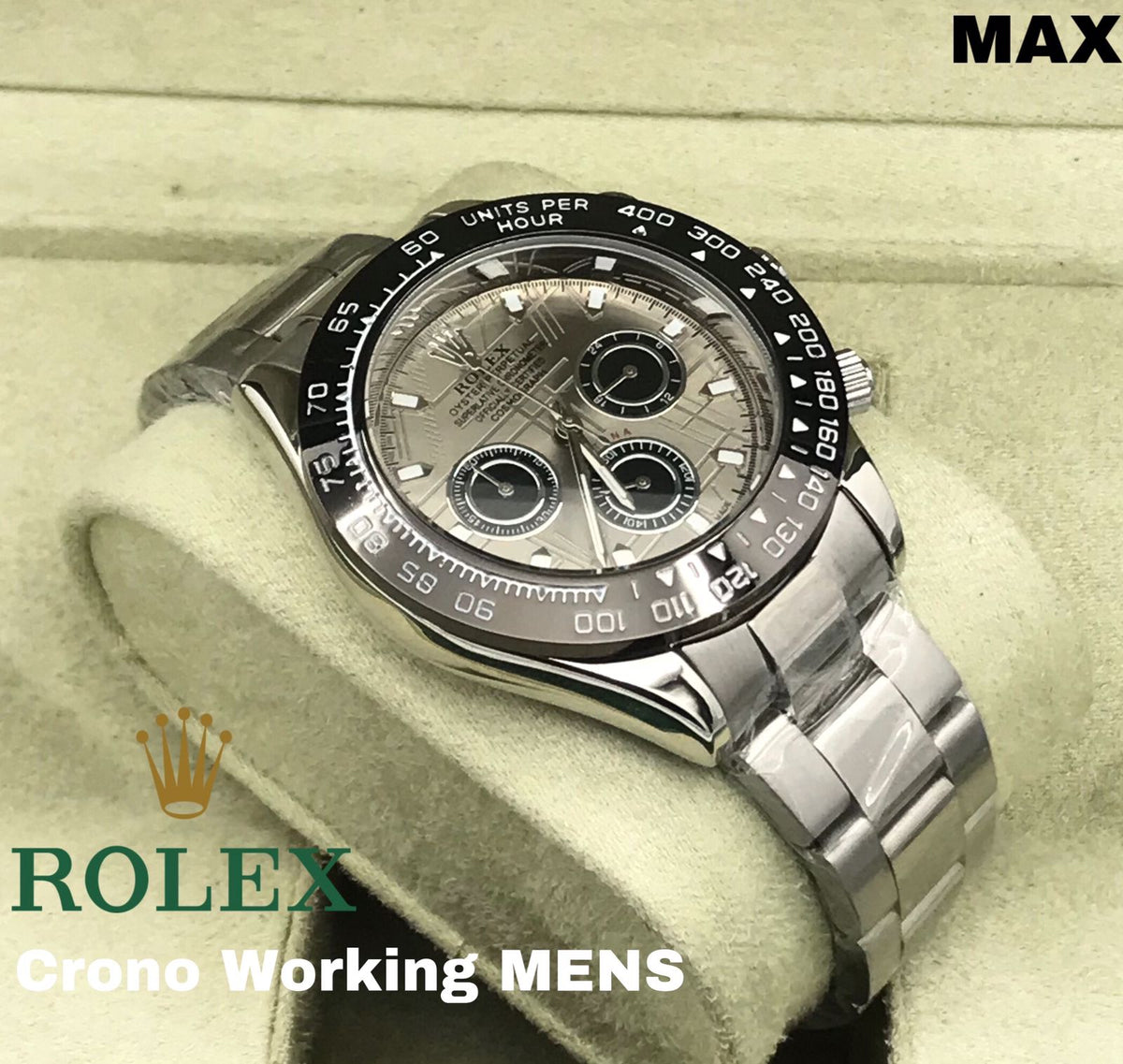Rolex Cosmograph Daytona White Gold Chronograph Men's Watch