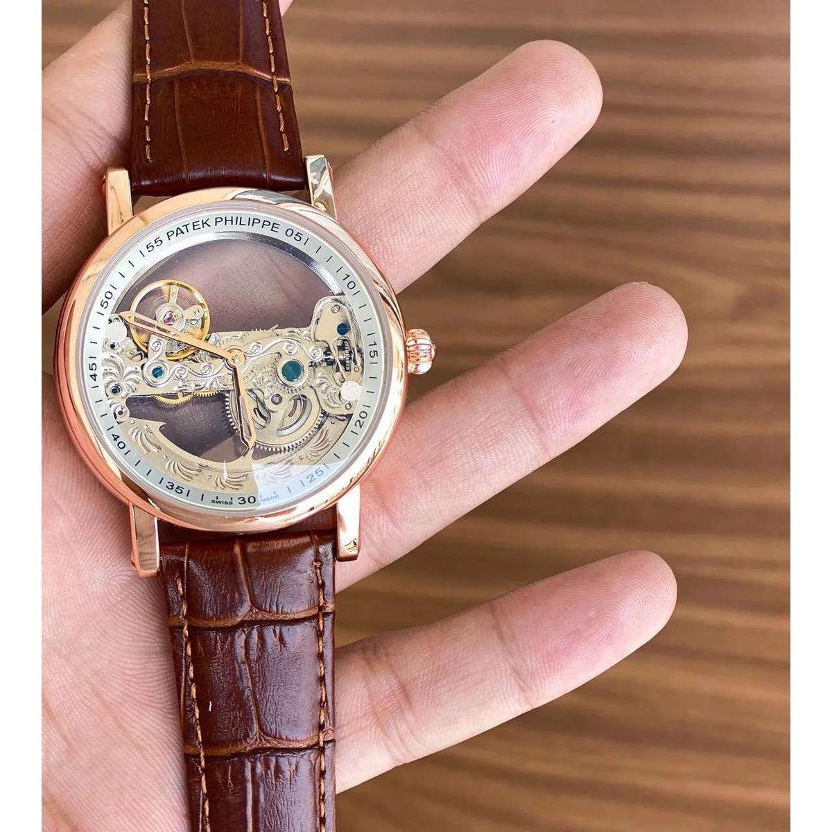 Patek Philippe most renowned leather belt watch