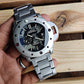 Luminor Submersible [Panerai Carbotech] Lr-111 Multi Color Dial Stainless Steel Chain For Men’s watch