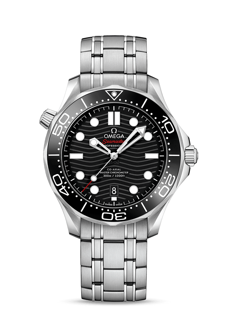 Omega Seamaster Diver 300M Co‑Axial Master Chronometer BLack Dial 210.30.42.20.03.001 Men's watch