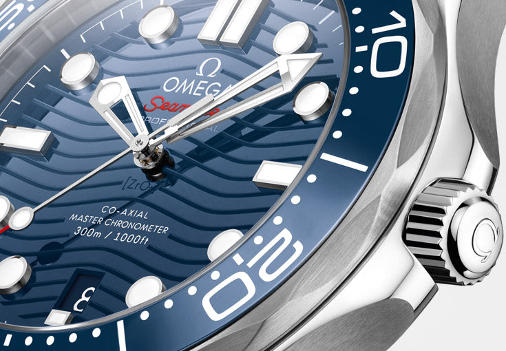 Omega Seamaster 300M Diver 42mm with Blue Dial Men's Watch