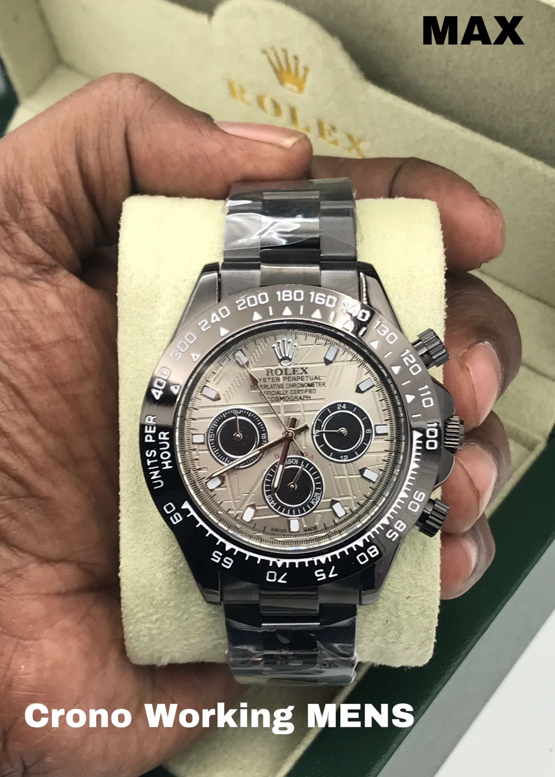 Rolex Cosmograph Daytona White Gold Chronograph Men's Watch