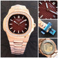 Patek Philippe nautilus copper stainless steel men's watch