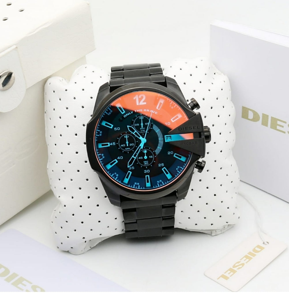 Diesel 10 Bar Black dial men's analog watch