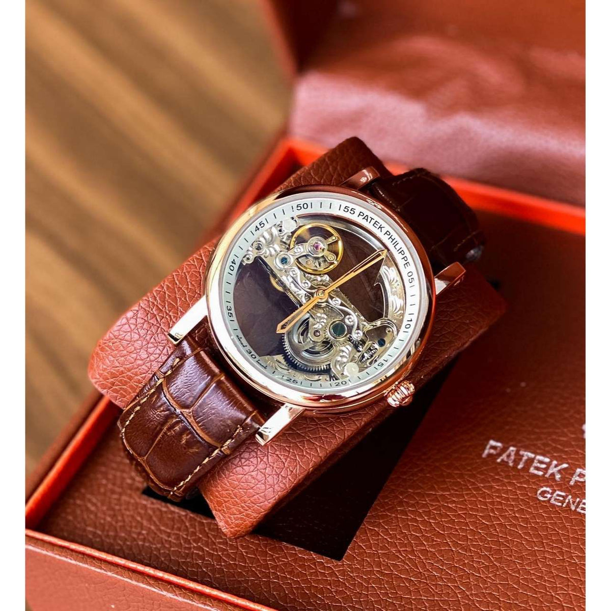 Patek Philippe most renowned timepieces leather belt watch