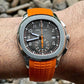patek philippe aquanaut orange belt men's watch