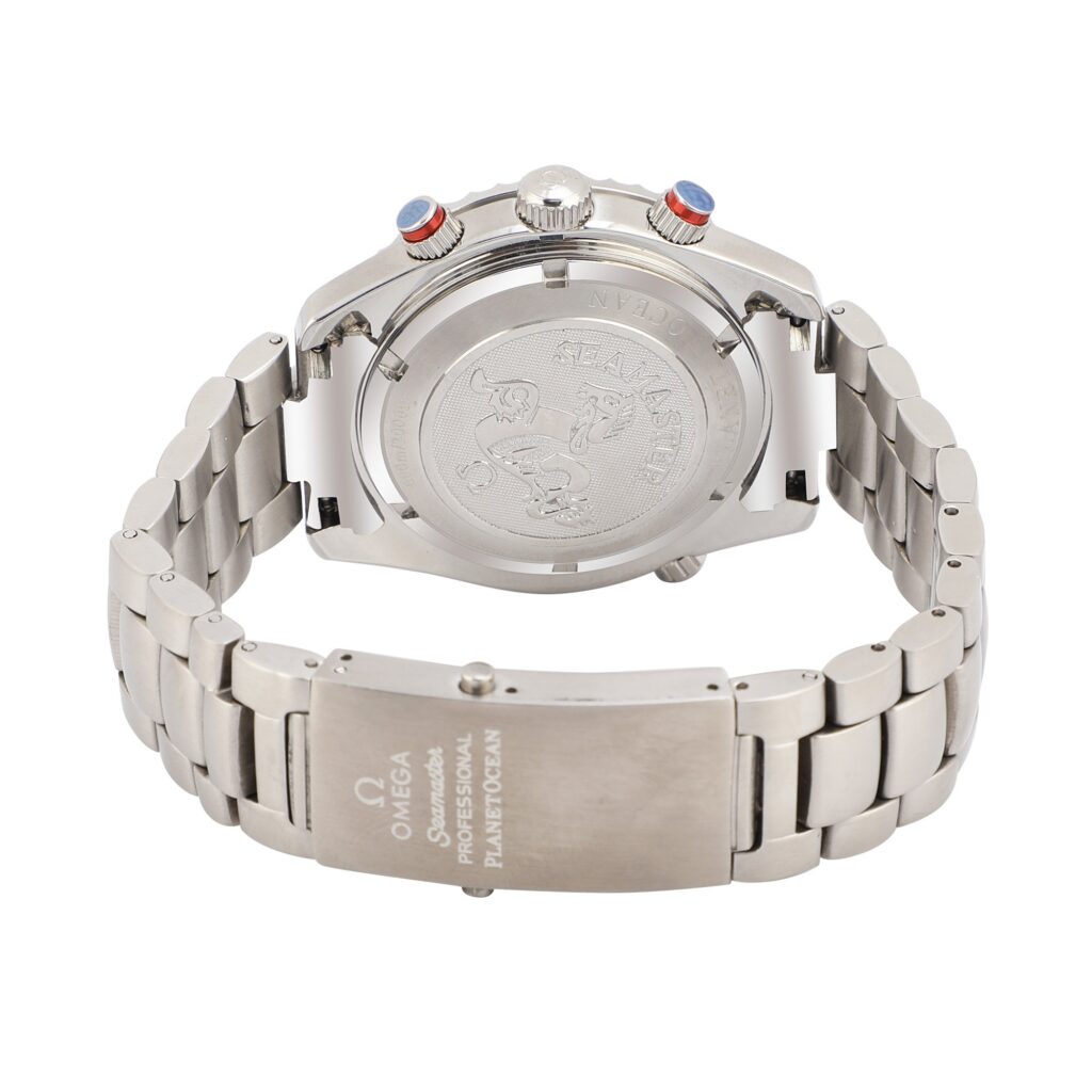 Omega Seamaster ChronoMeter Blue Dial Orange Bezel OO7 Edition