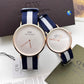 Daniel Wellington black dial belts couple watches
