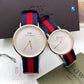 Daniel Wellington black dial belts couple watches