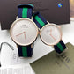 Daniel Wellington black dial belts couple watches
