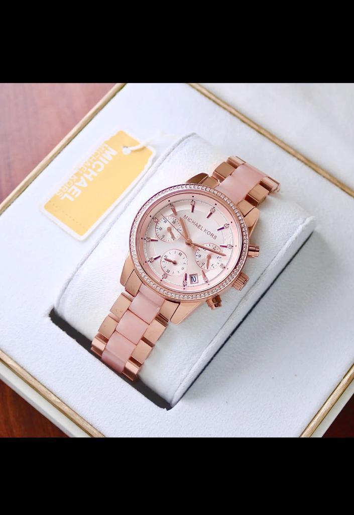 MK ROSE GOLD LUXURY WATCH FOR HER