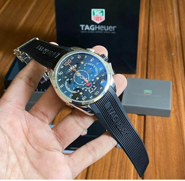 Imported Men’s Tag Heuer SLS Chronograph Silicone Strap Men’s Watch