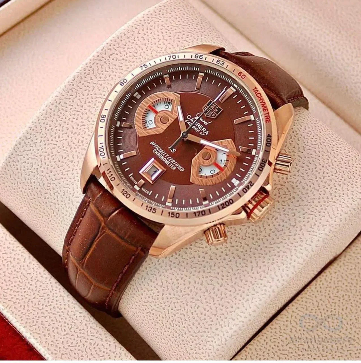 Imported Tag Heuer Grand Carrera Belt Watch For Men