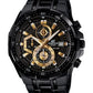 Edifice Casio ERF 539 Gold dial stainless steel men's watch