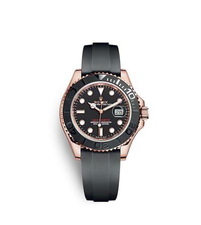 Rolex yacht-master oyster Black dial Belt watch