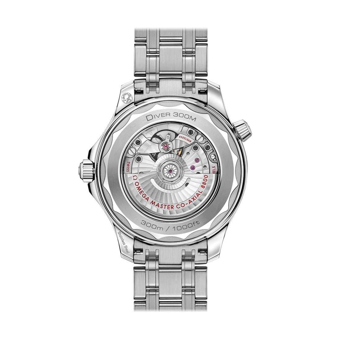 Omega Seamaster Diver 300M Co‑Axial Master Chronometer White Dial 210.30.42.20.03.001 Men's watch