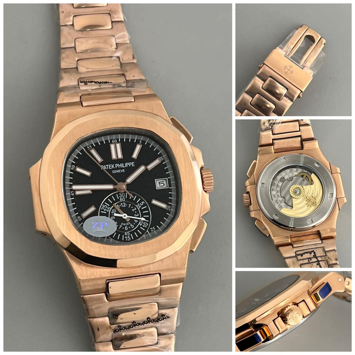 Patek Philippe nautilus copper stainless steel men's automatic watch