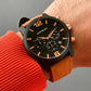 Mont Blanc Black dial leather belt men's Analog Watch