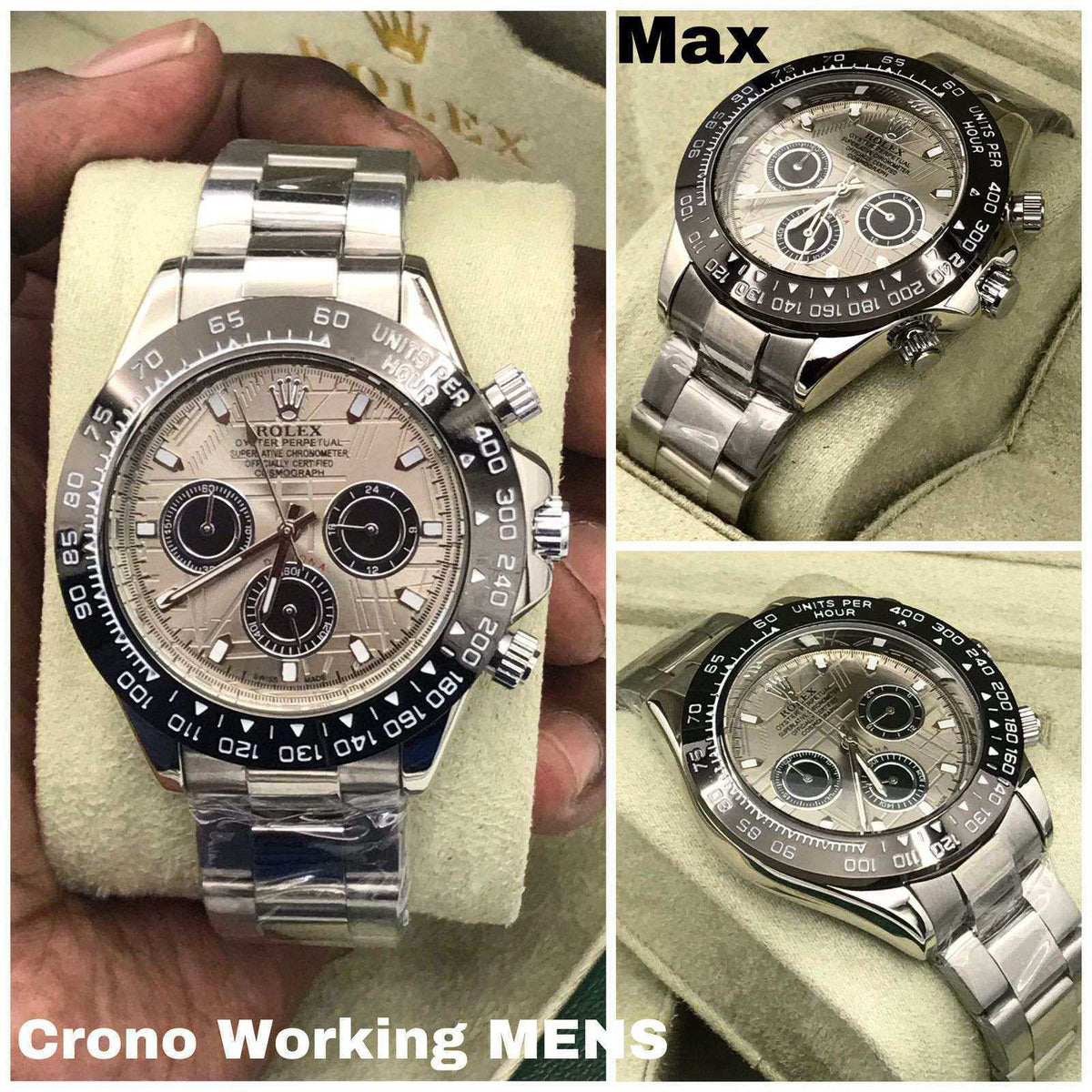 Rolex Cosmograph Daytona White Gold Chronograph Men's Watch
