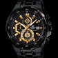 Edific Black dial stainless men's analog watch